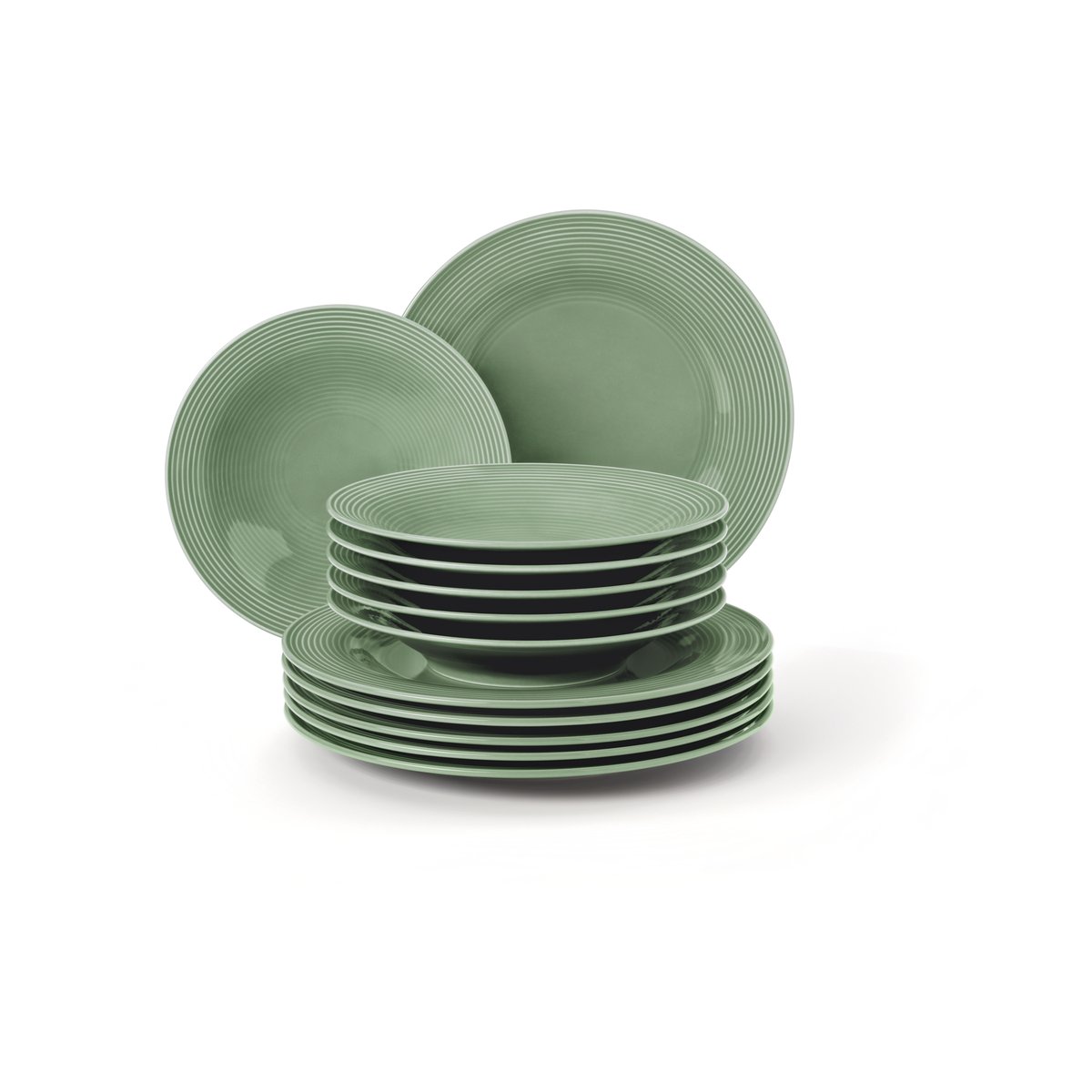 Seltmann Weiden Beat service set 12 pieces Green