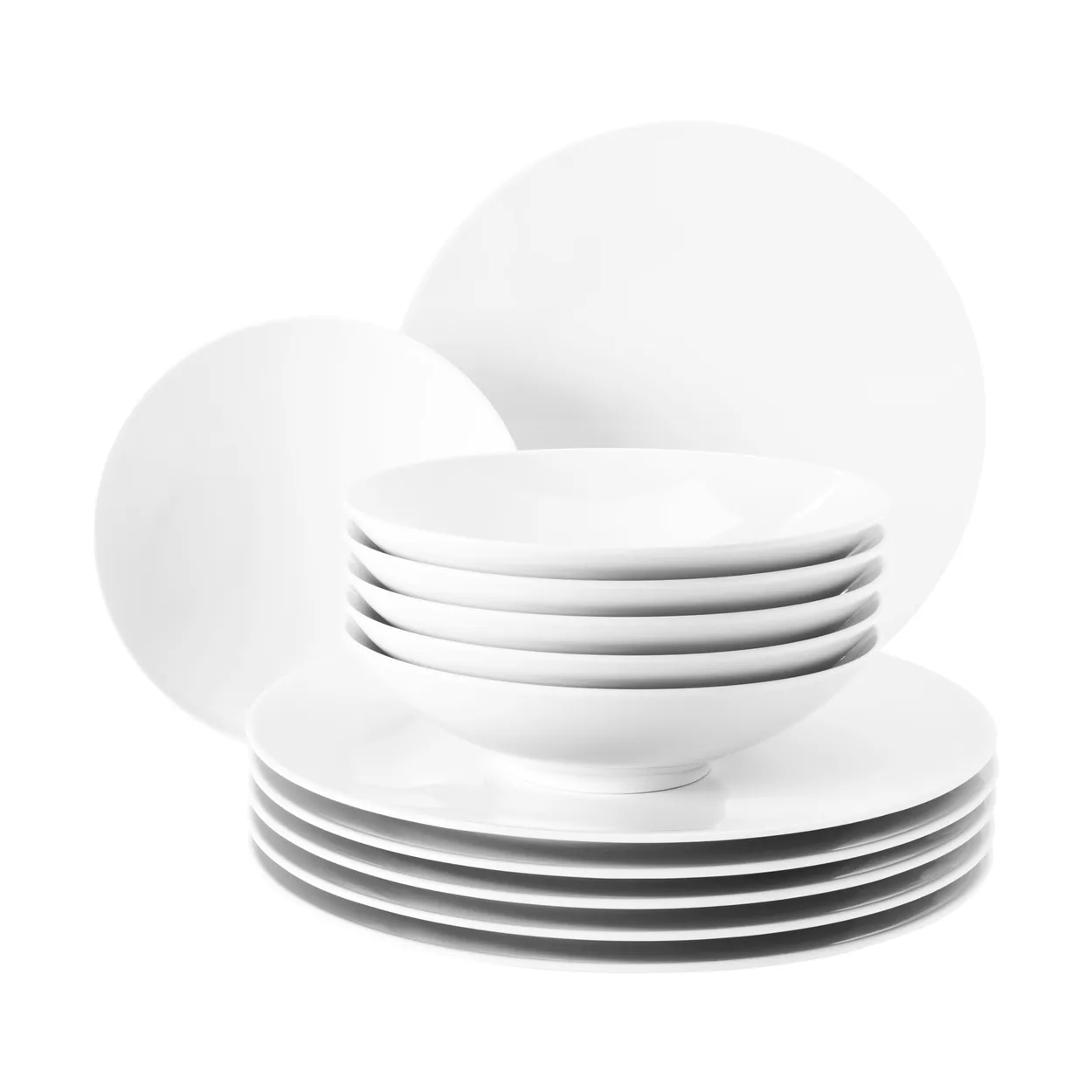 Seltmann Weiden Life service set 12 pieces White | Scandinavian Design | Table settings & starter sets | White