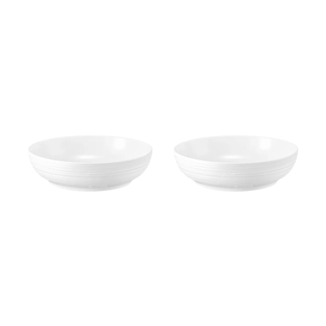 Seltmann Weiden Terra bowl o25.5 cm 2-pack White | Scandinavian Design | Serving platters & dishes | White