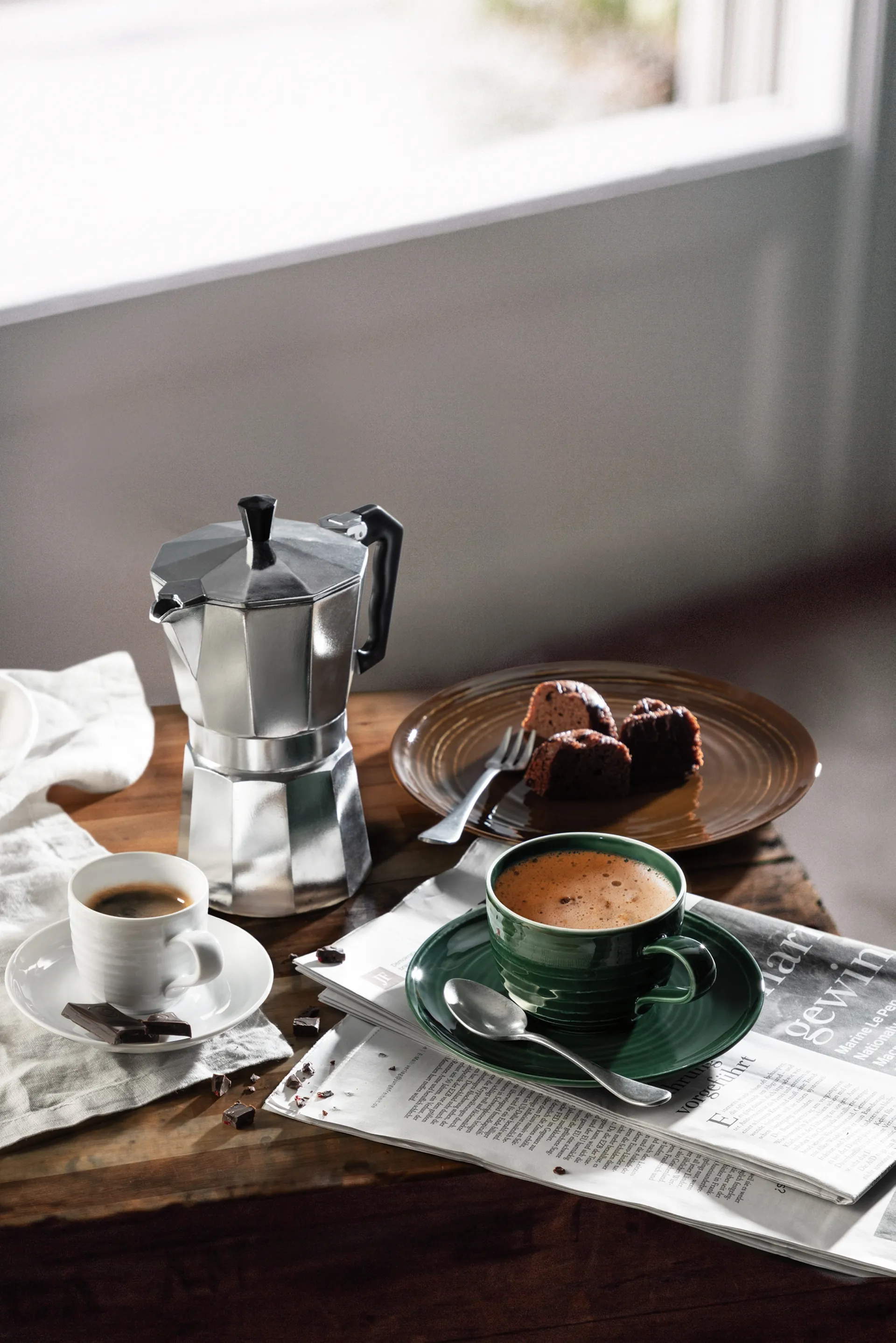 Terra coffee saucer Ø16.1 cm 6-pack, Moss Green Seltmann Weiden