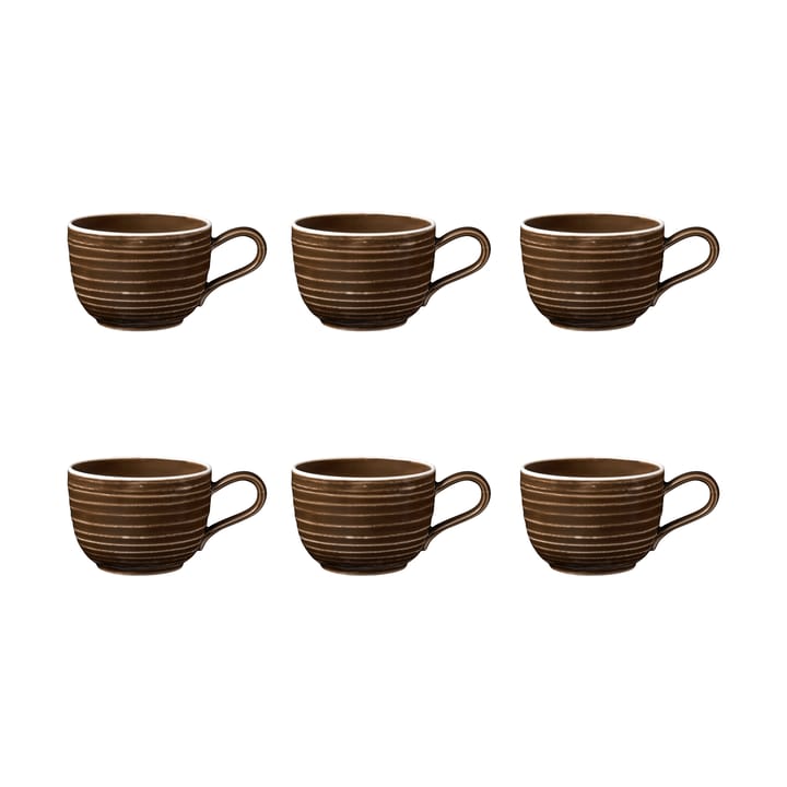 Terra cup 20 cl 6-pack - Earth Brown - Seltmann Weiden