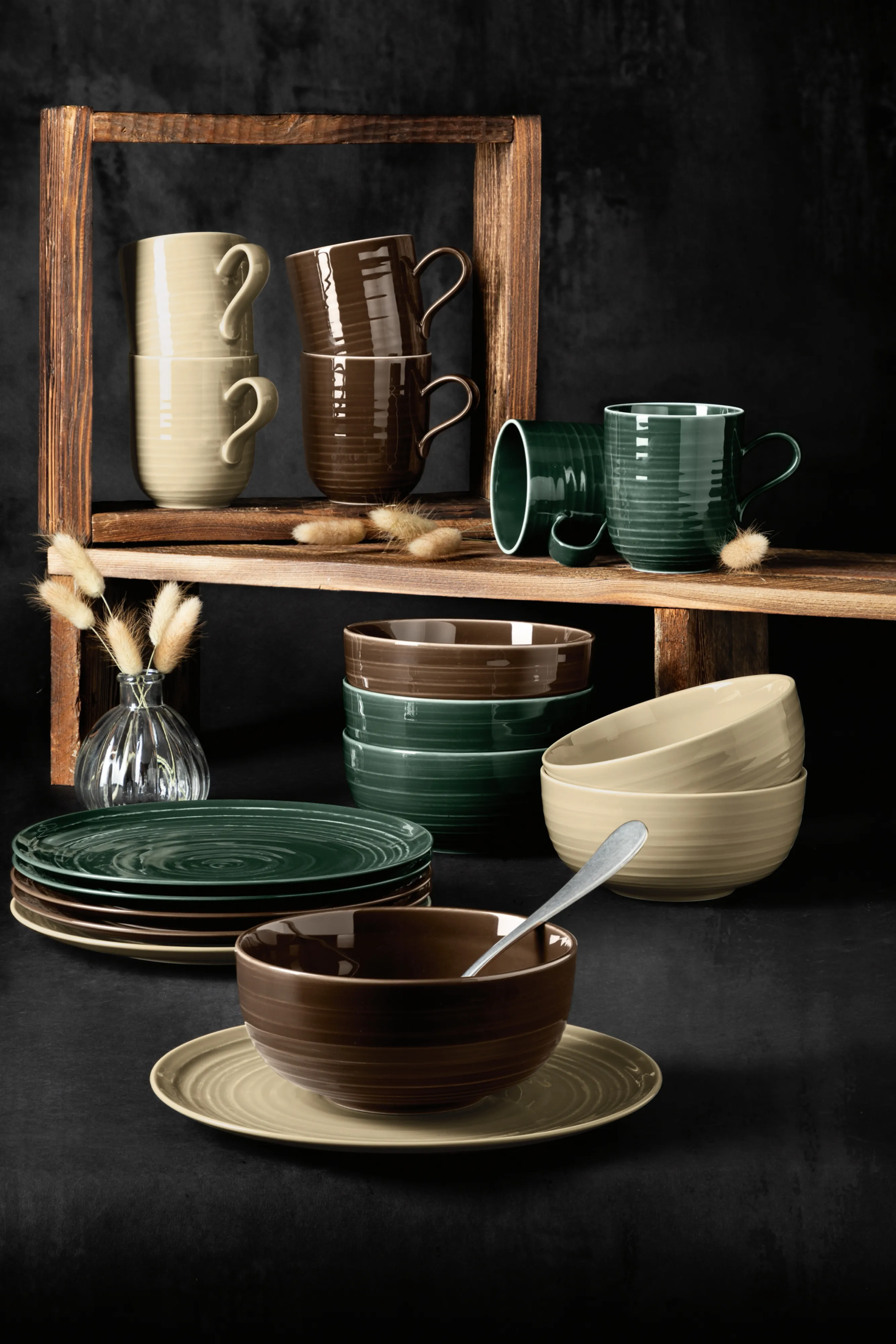 Terra cup 40 cl 6-pack, Moss Green