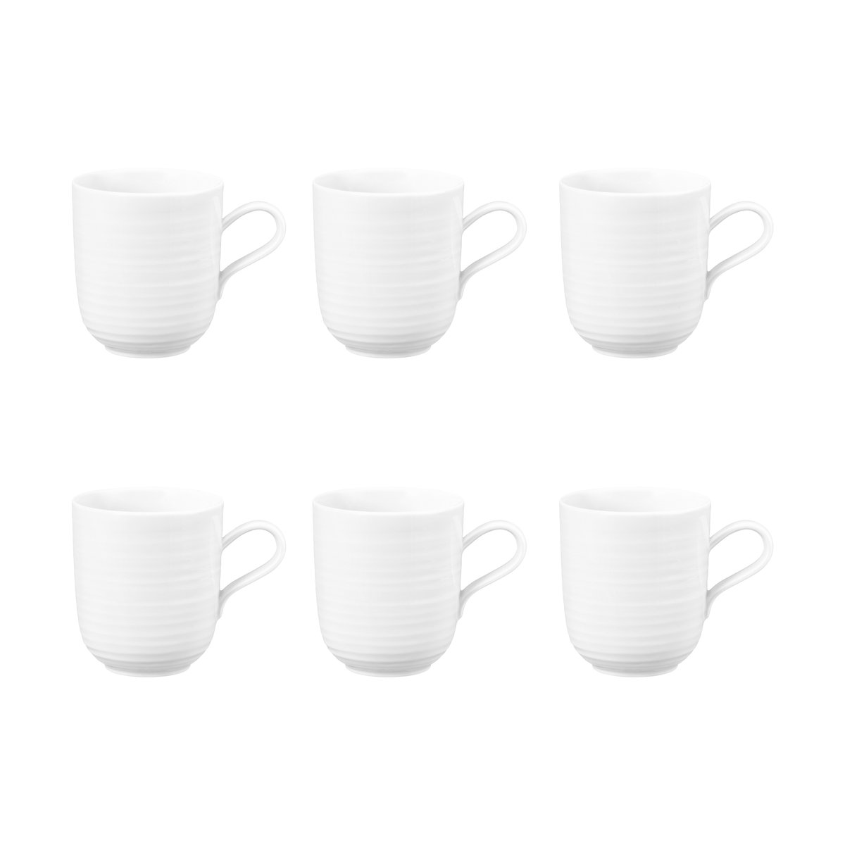 Seltmann Weiden Terra cup 40 cl 6-pack White | Scandinavian Design | Coffee cups | White