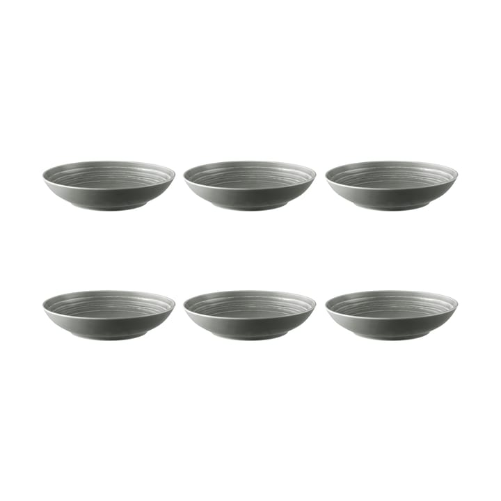 Terra deep  plate Ø21.2 cm 6-pack - Pearl Grey - Seltmann Weiden