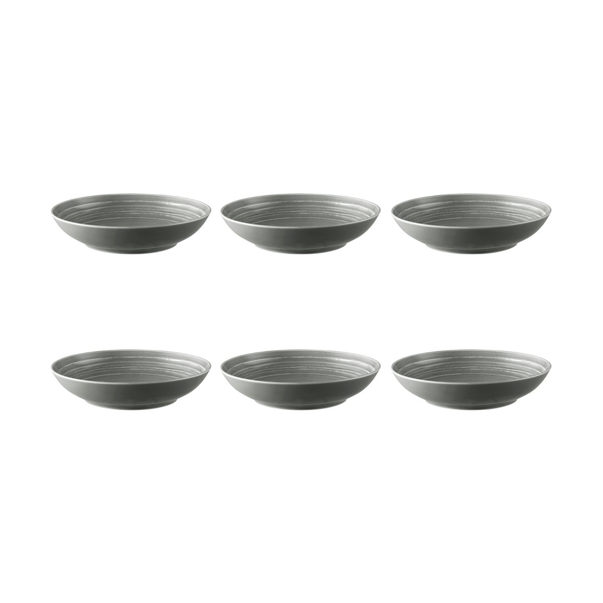 Seltmann Weiden Terra deep plate o21.2 cm 6-pack Pearl grey