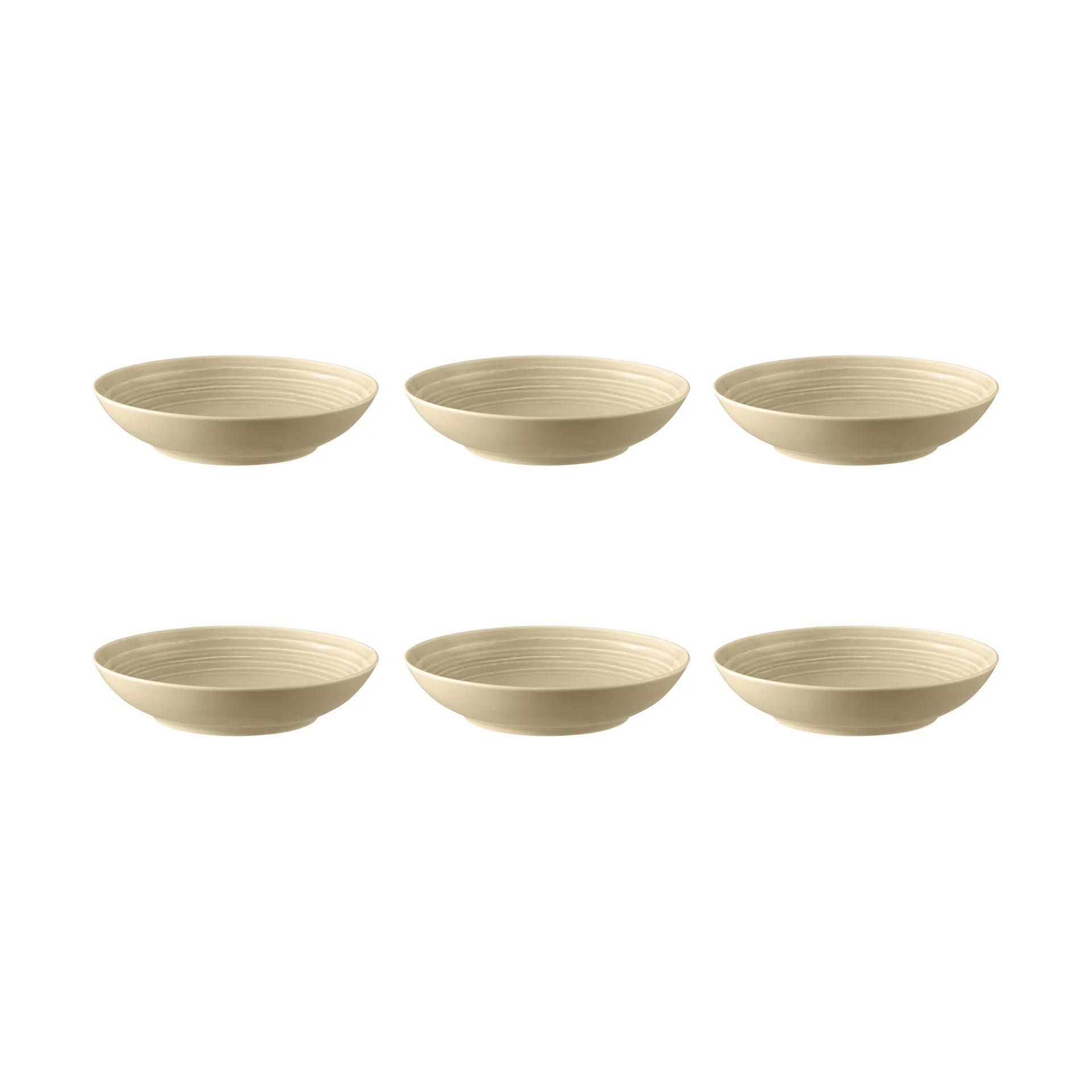 Terra deep plate Ø21.2 cm 6-pack, Sand beige Seltmann Weiden
