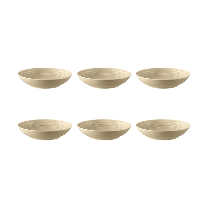 Terra deep  plate Ø21.2 cm 6-pack - Sand Beige - Seltmann Weiden