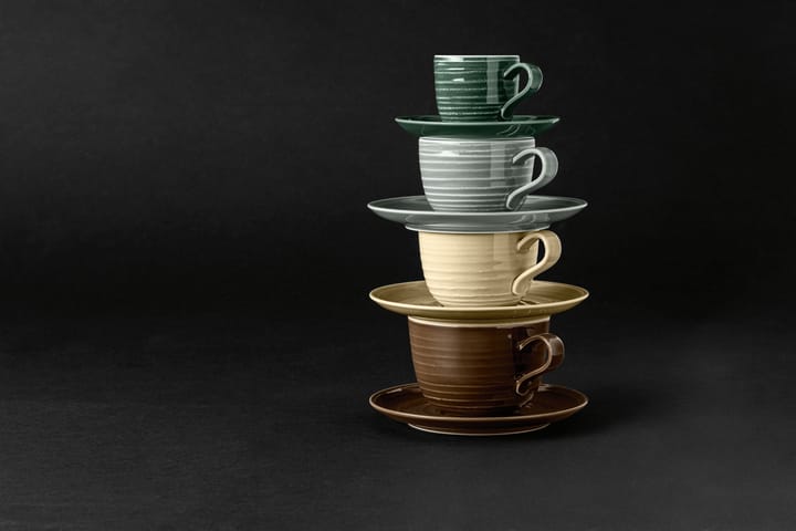 Terra espresso cup 9 cl 6-pack - Moss Green - Seltmann Weiden