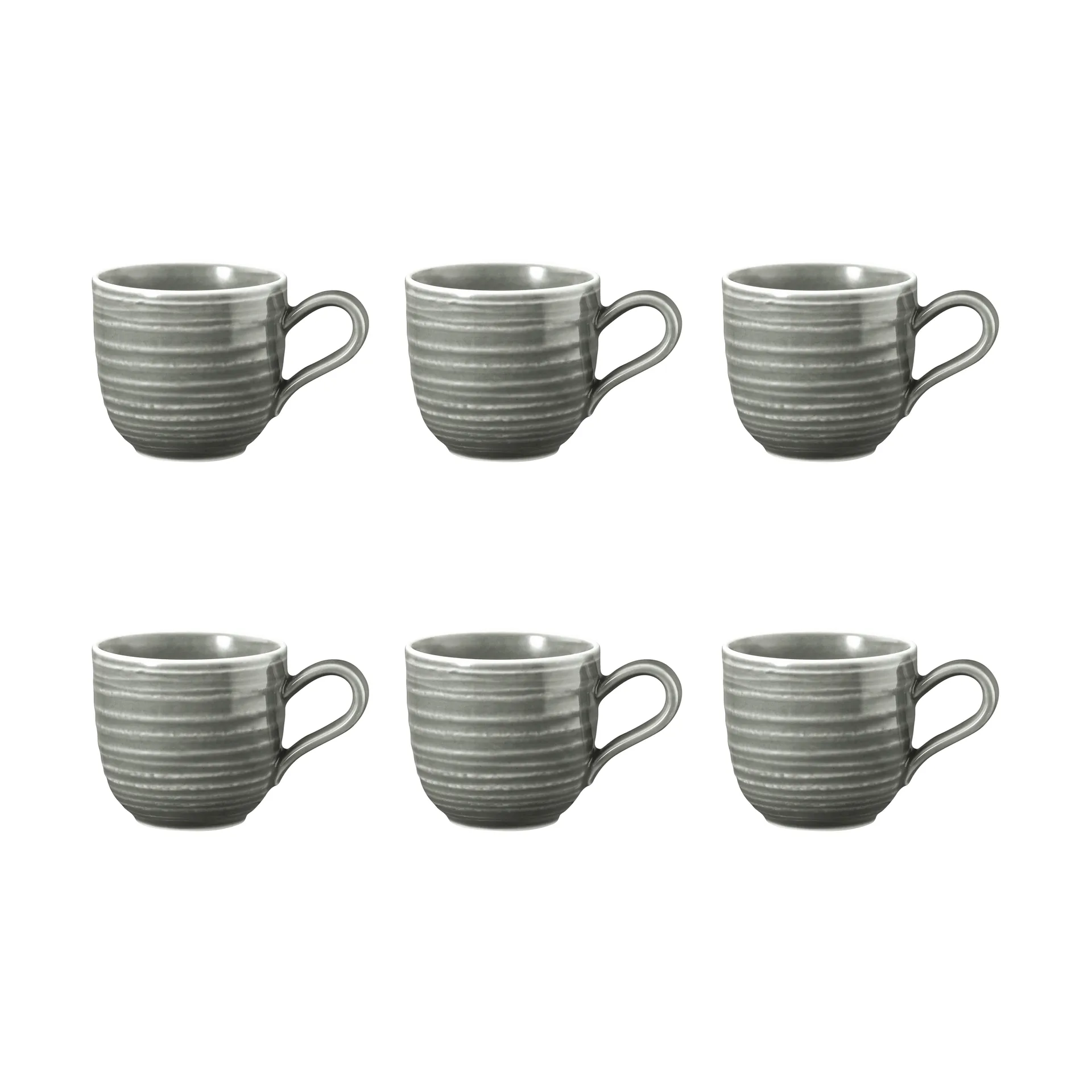 Terra espresso cup 9 cl 6-pack, Pearl Grey Seltmann Weiden