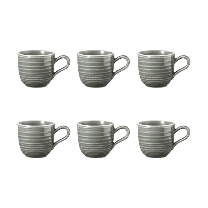Terra espresso cup 9 cl 6-pack - Pearl Grey - Seltmann Weiden