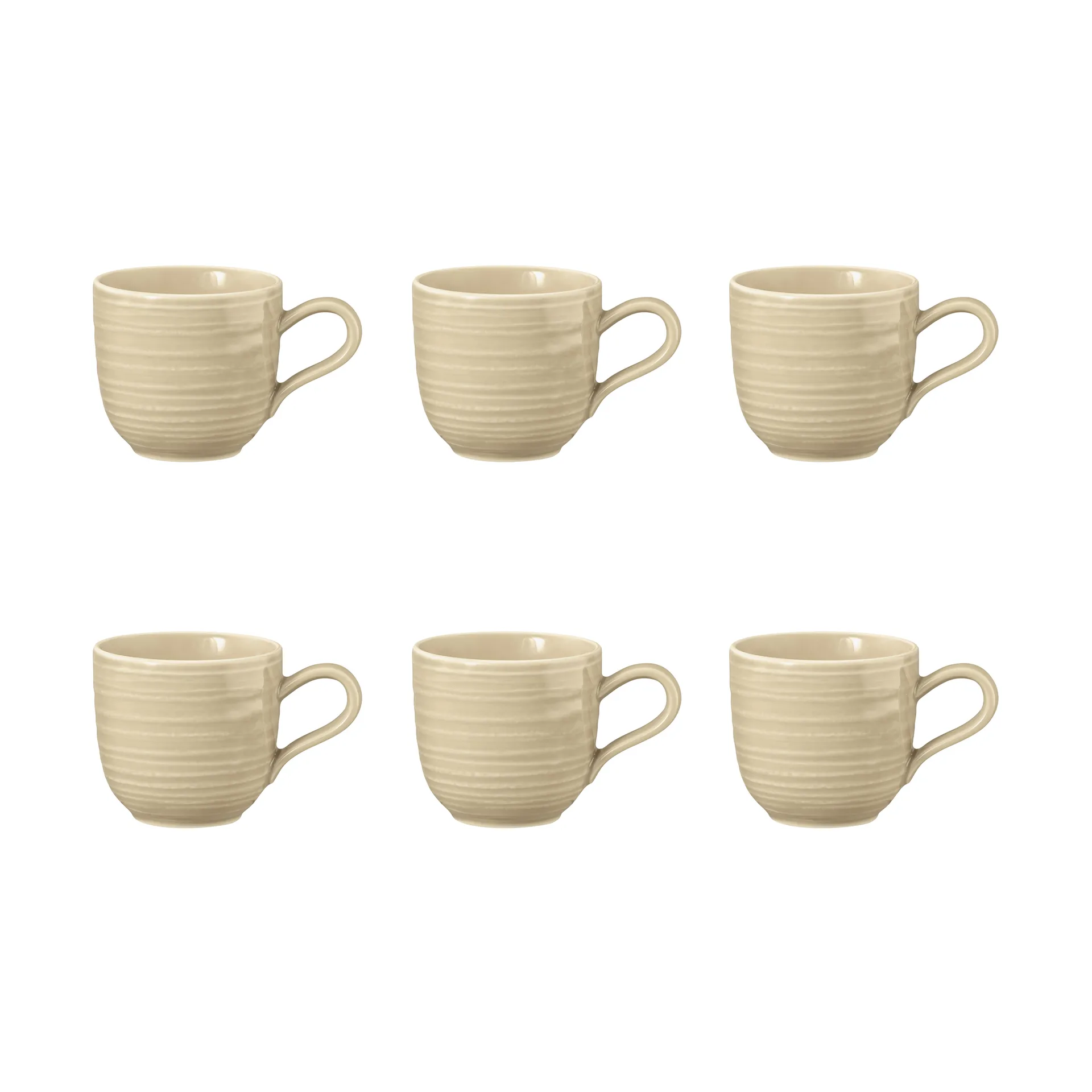 Terra espresso cup 9 cl 6-pack, Sand Beige Seltmann Weiden
