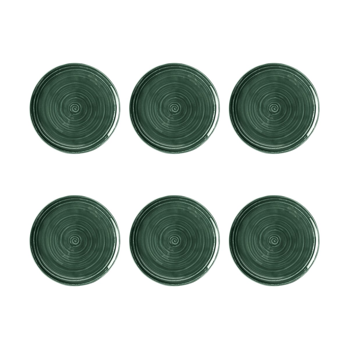 Seltmann Weiden Terra plate o17.7 cm 6-pack Moss Green