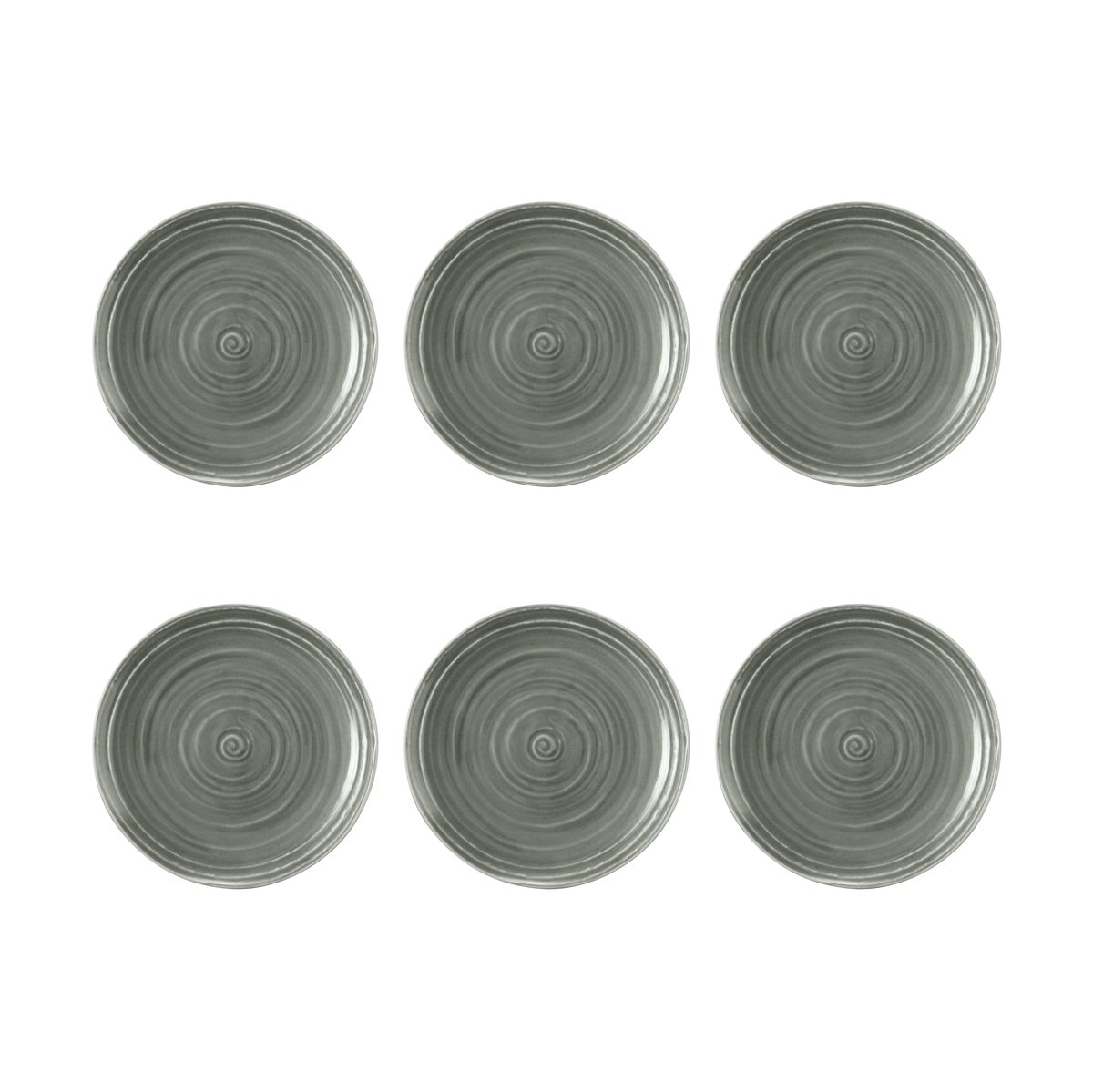 Seltmann Weiden Terra plate o17.7 cm 6-pack Pearl Grey
