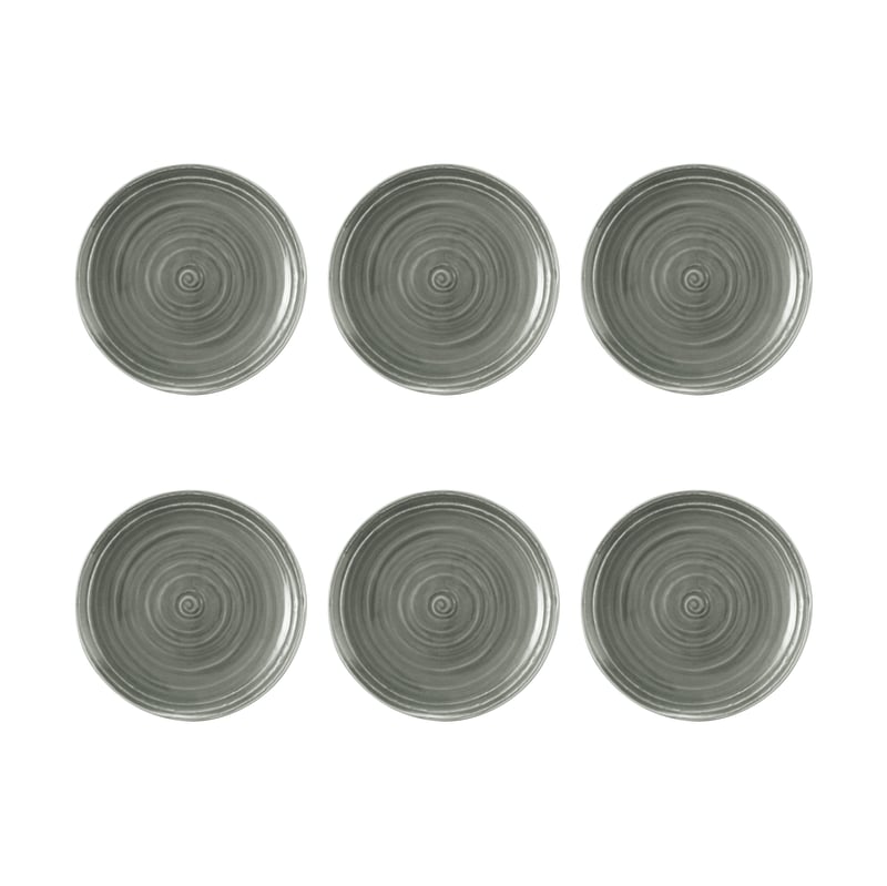 Seltmann Weiden Terra plate Ø17.7 cm 6-pack Pearl Grey