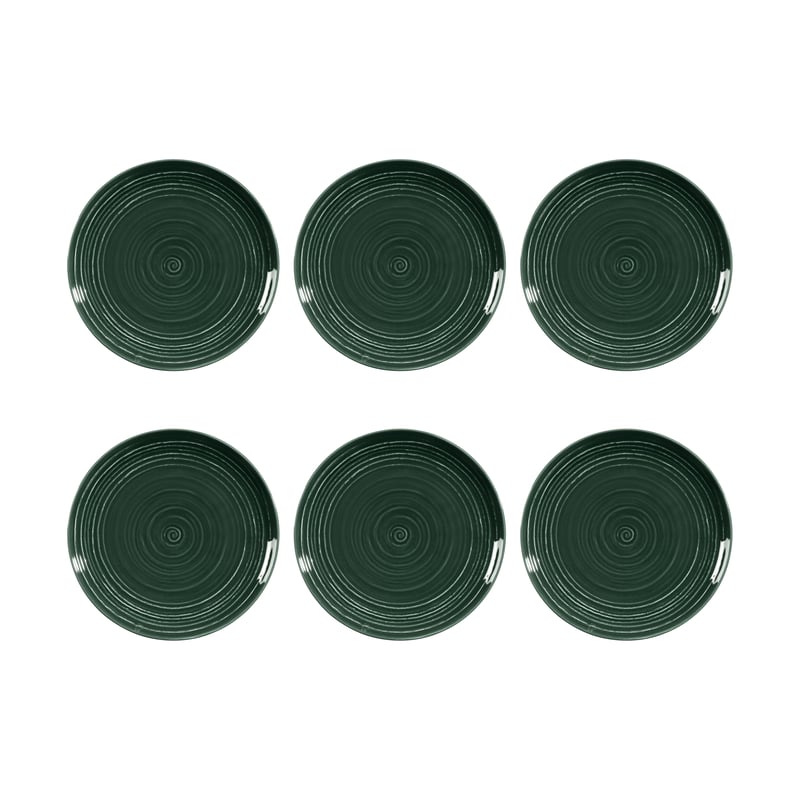Seltmann Weiden Terra plate Ø22.7 cm 6-pack Moss Green