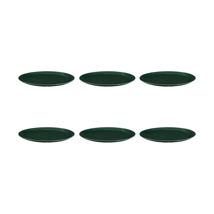 Terra plate Ø27.8 cm 6-pack - Moss Green - Seltmann Weiden