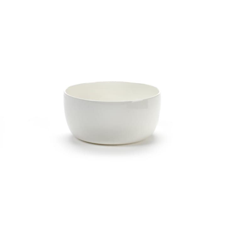 Base breakfast bowl with low rim white - 12 cm - Serax