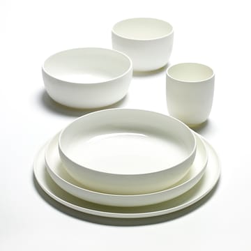 Base breakfast bowl with low rim white - 12 cm - Serax