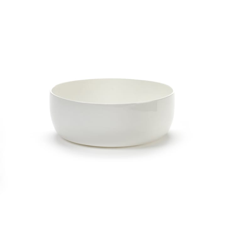 Base breakfast bowl with low rim white - 16 cm - Serax