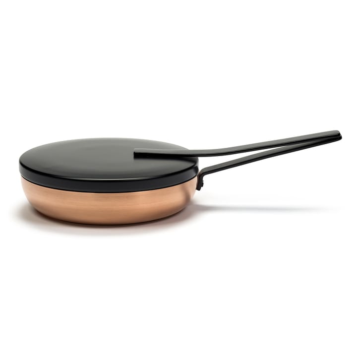 Base frying pan with lid 24 cm, copper Serax