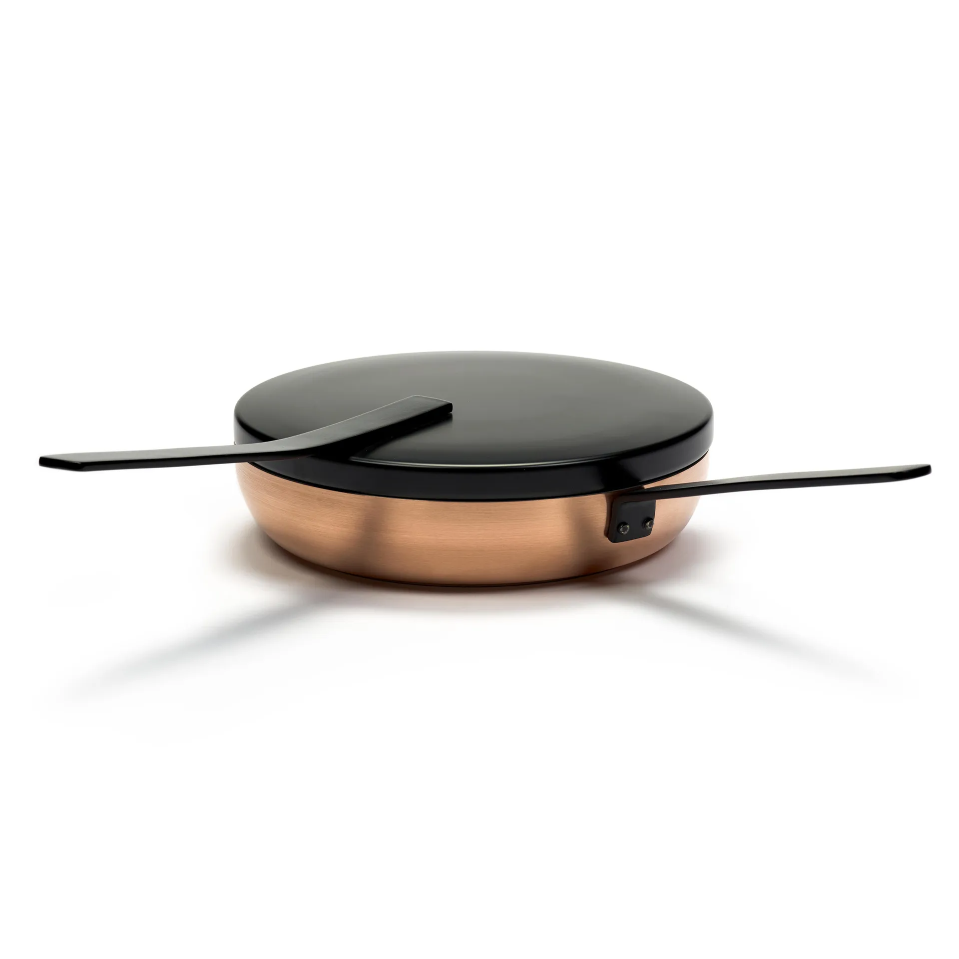 Base frying pan with lid 24 cm, copper Serax