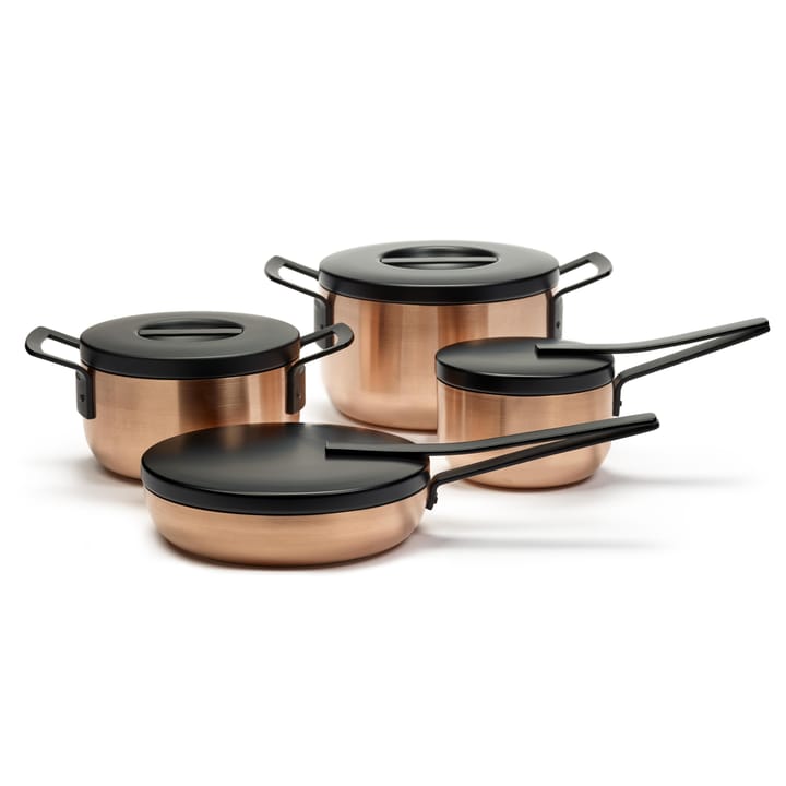 Base frying pan with lid 24 cm, copper Serax