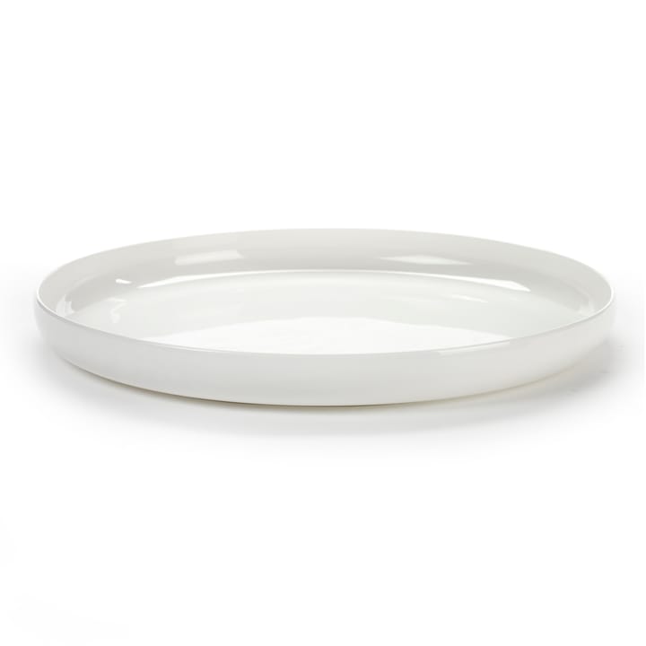 Base plate with high rim white - 28 cm - Serax