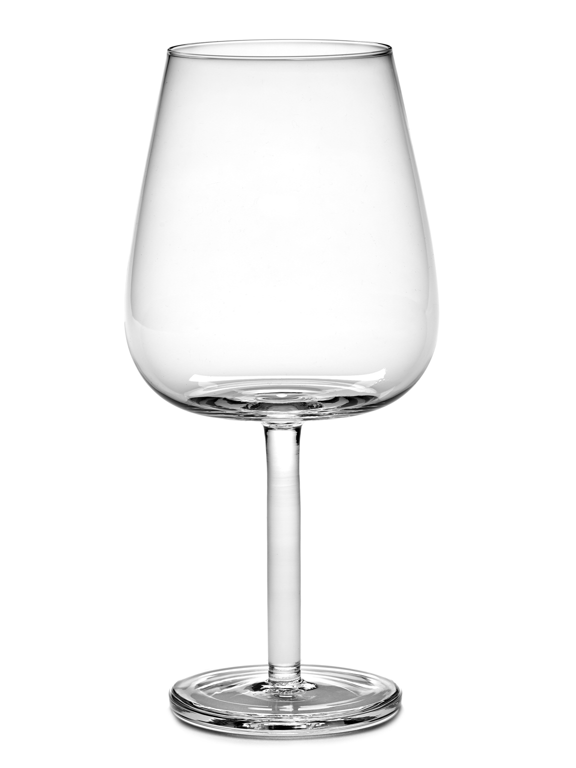 Serax Base red wine glass Curved 65 cl | Scandinavian Design | Wine glasses | Transparent