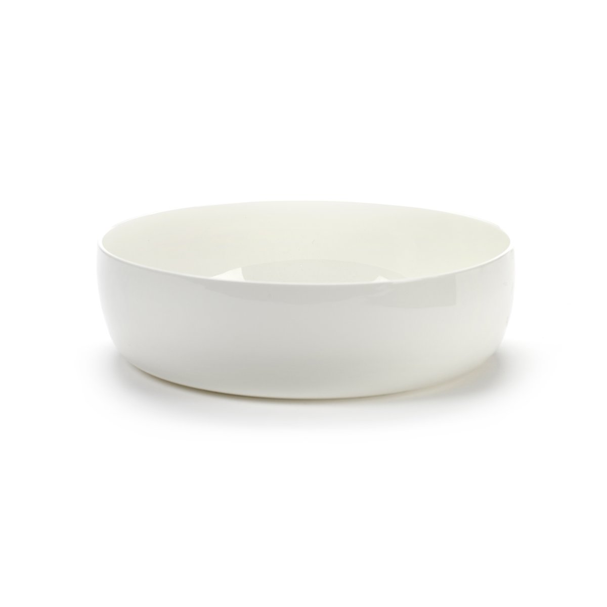 Serax Base serving bowl with low rim white 20 cm | Scandinavian Design | Serving bowls | White