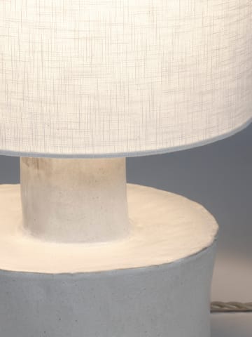 Catherine table lamp 47 cm - White matte-white - Serax