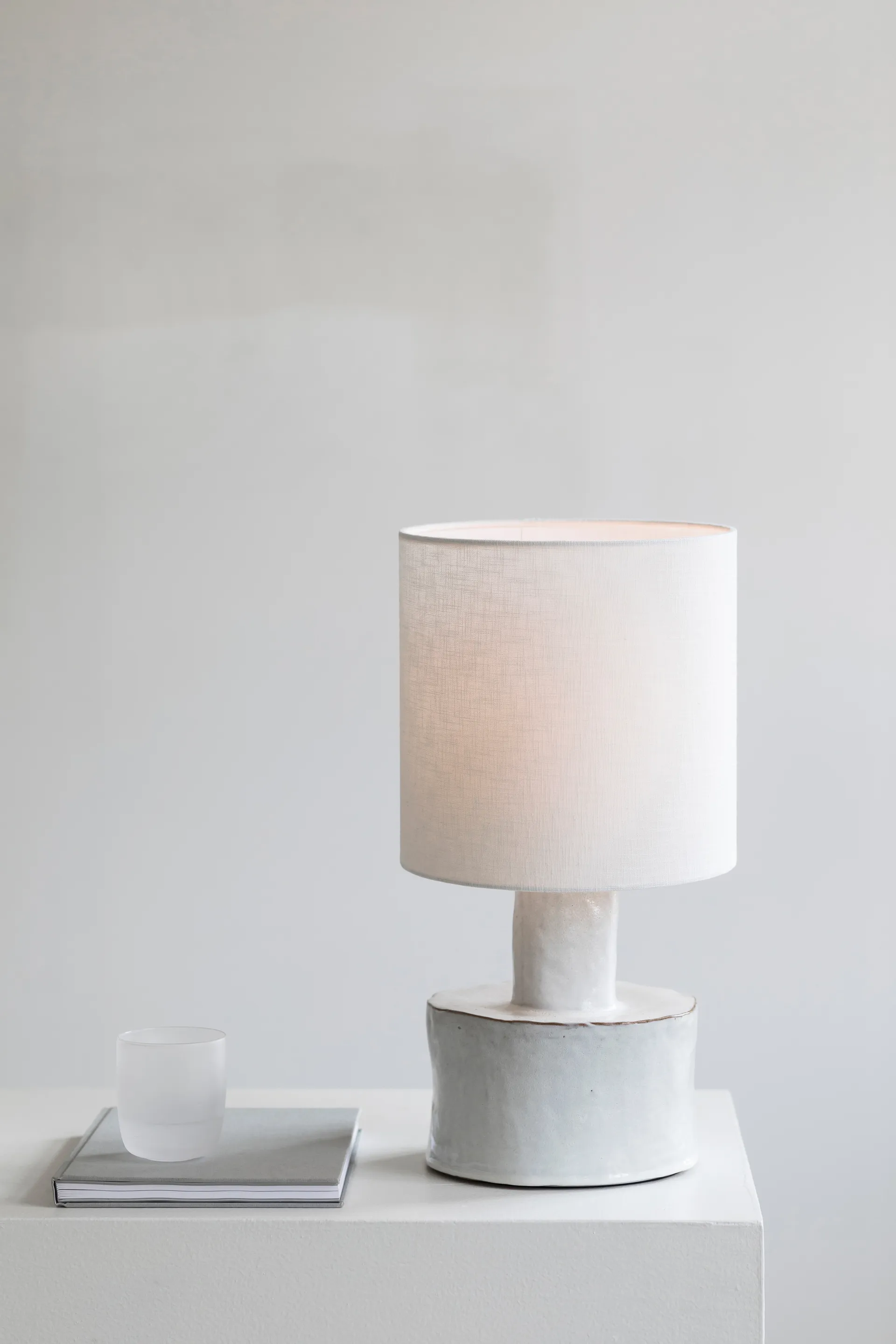Catherine table lamp 47 cm, White matte-white Serax