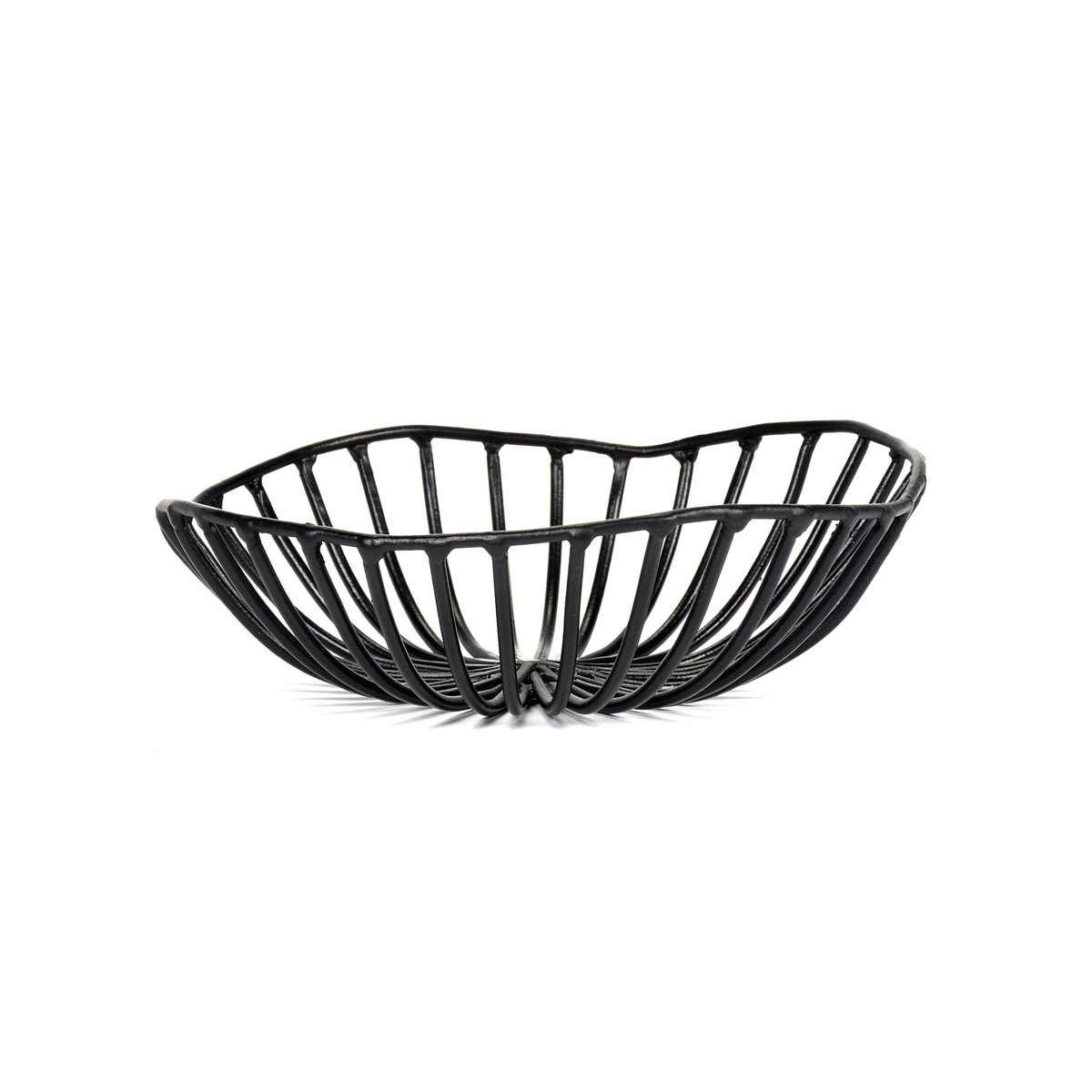 Serax Catu bread basket 15 cm black | Scandinavian Design | Bread baskets | Black