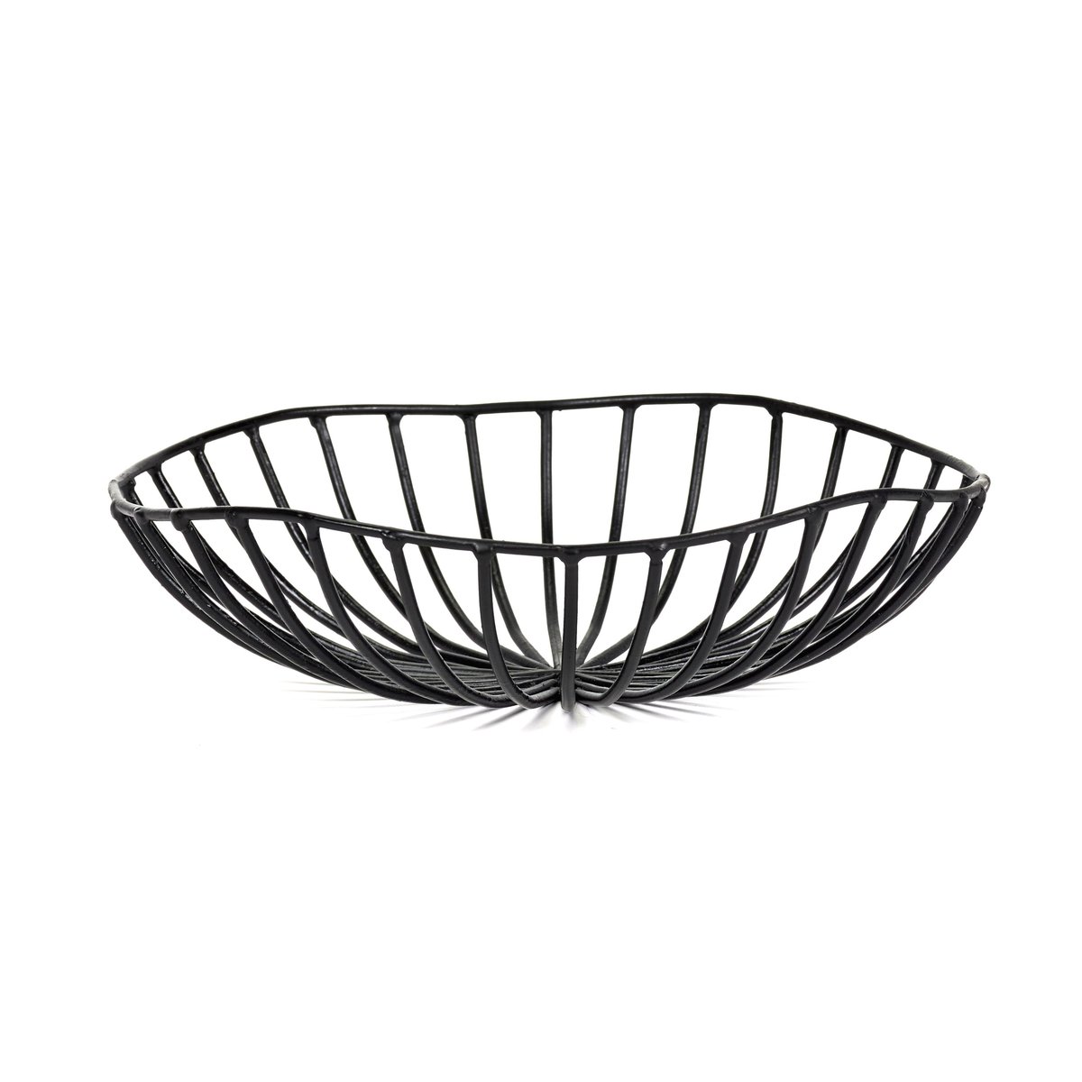 Serax Catu bread basket 20 cm black | Scandinavian Design | Bread baskets | Black