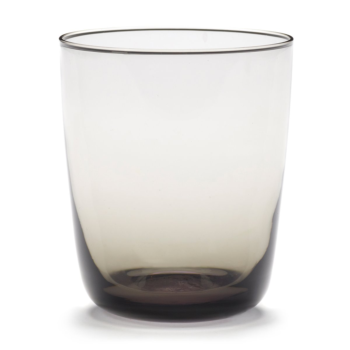 Serax Cena high glass 8.5 cm Smoky grey | Scandinavian Design | Drinking glasses & tumblers | Grey