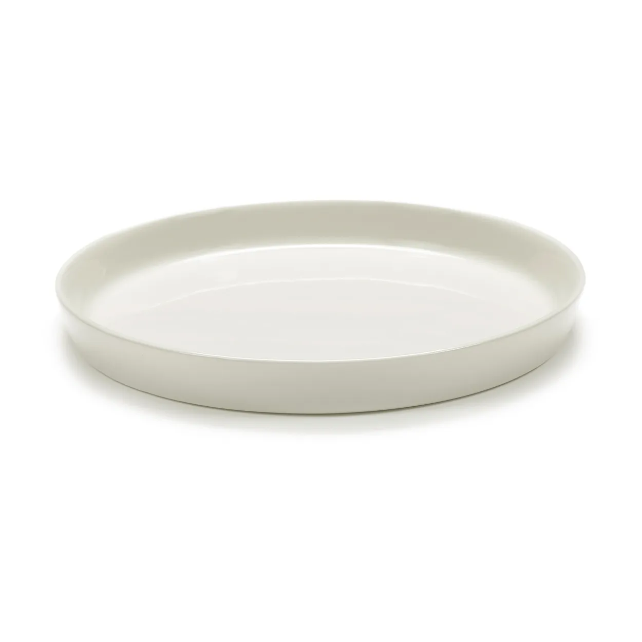 Serax Cena plate deep L 26 cm Ivory | Scandinavian Design | Deep plates | Beige