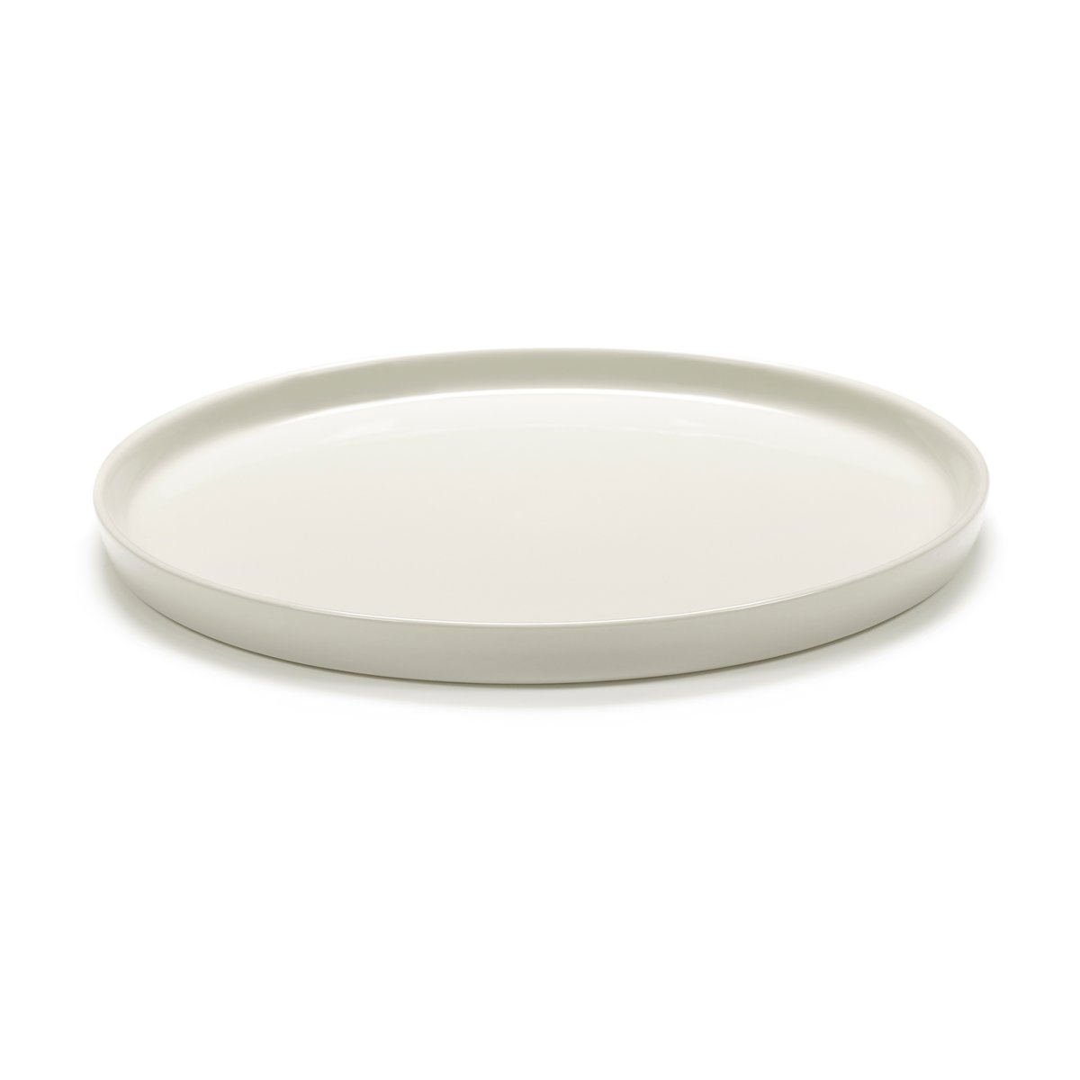 Serax Cena plate high L 26 cm Ivory | Scandinavian Design | Dinner plates | Beige