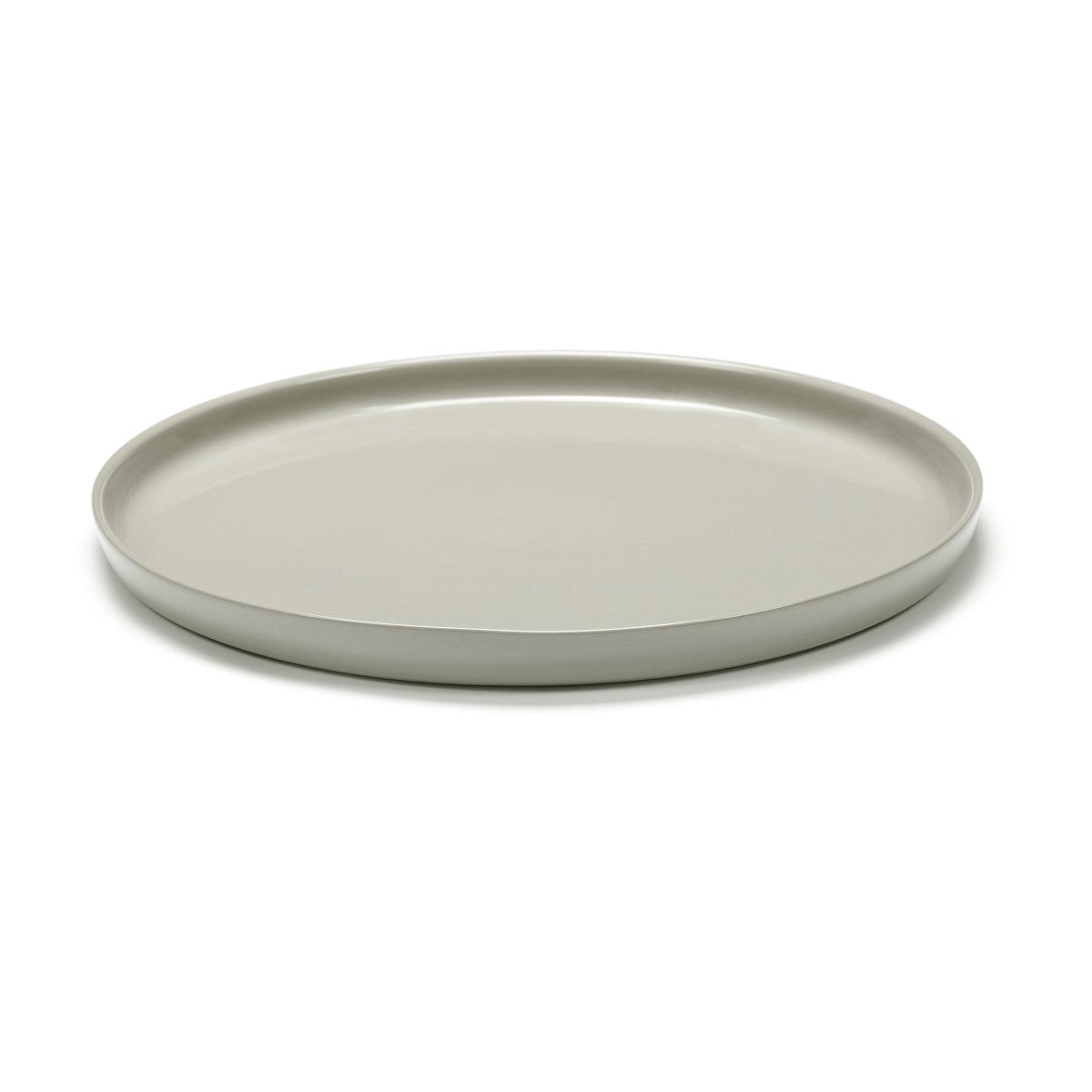 Serax Cena plate high L 26 cm Sand | Scandinavian Design | Dinner plates | Grey
