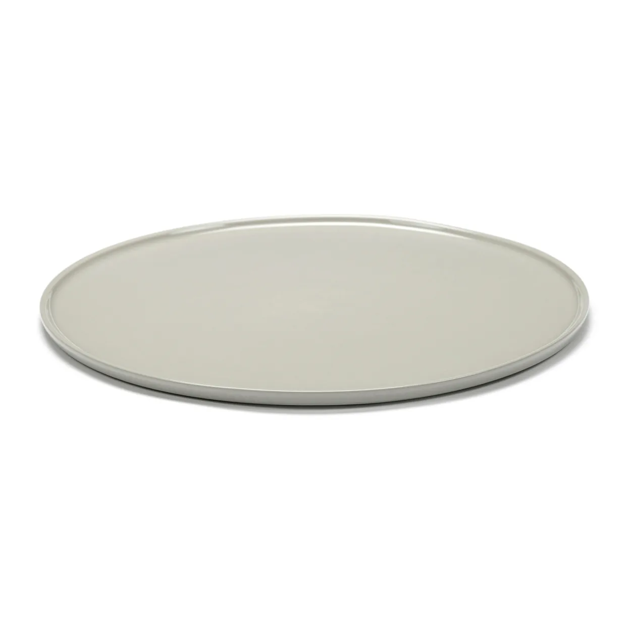 Serax Cena plate low L 26 cm Sand | Scandinavian Design | Dinner plates | Grey
