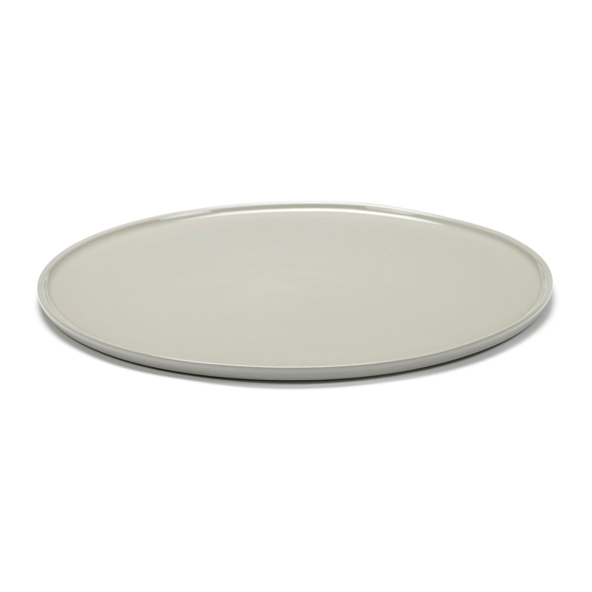 Serax Cena plate low L 26 cm Sand | Scandinavian Design | Dinner plates | Grey