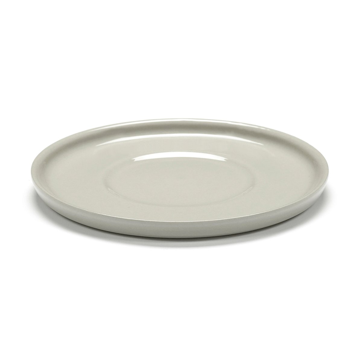 Serax Cena saucer for cappuccino cup 12 cm Sand | Scandinavian Design | Tea & coffee saucers | Grey