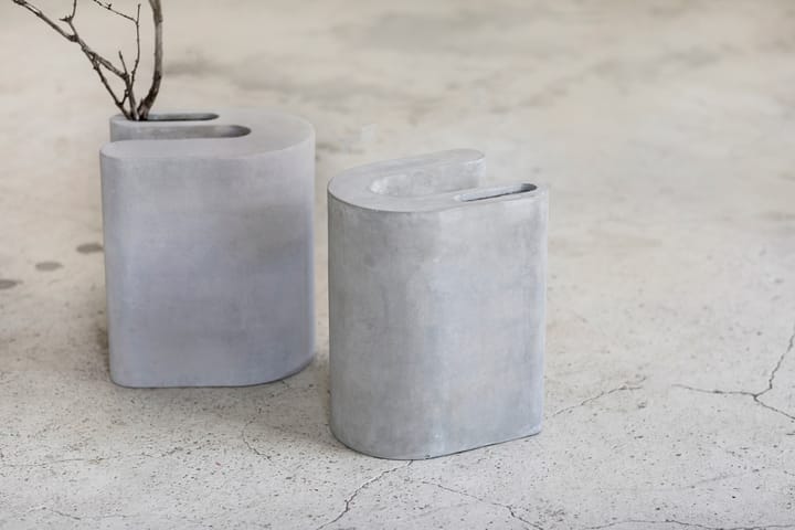 Concrete stool/sidotable 37 cm - Grey - Serax