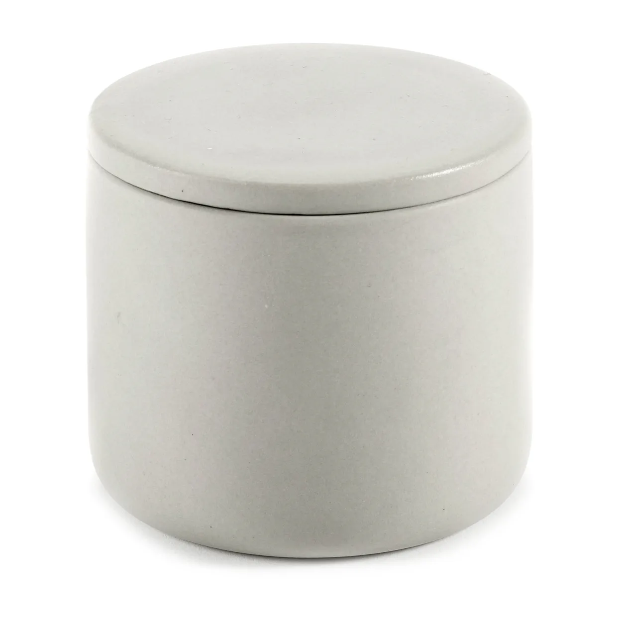 Serax Cose storage jar with lid S low 7 cm Beige | Scandinavian Design | Storage jars | Beige