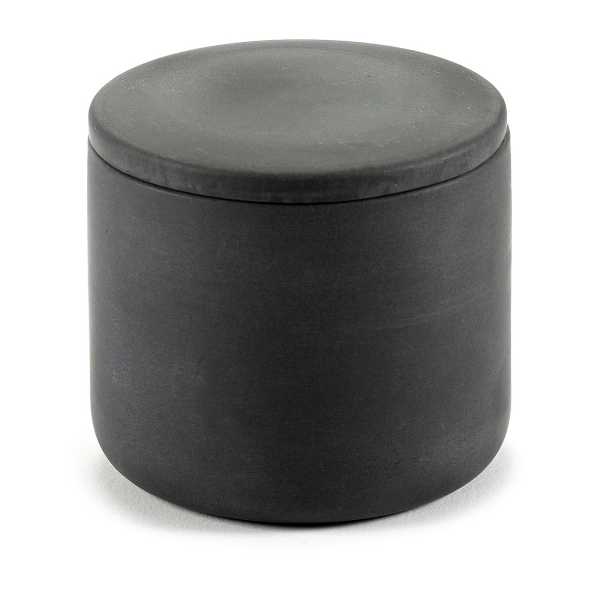 Serax Cose storage jar with lid S low 7 cm Dark grey