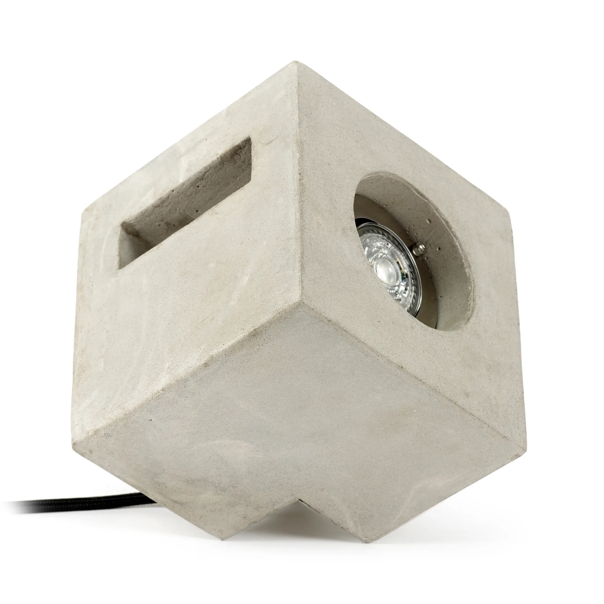 Cube floor lamp 15x15 cm, Cement Serax