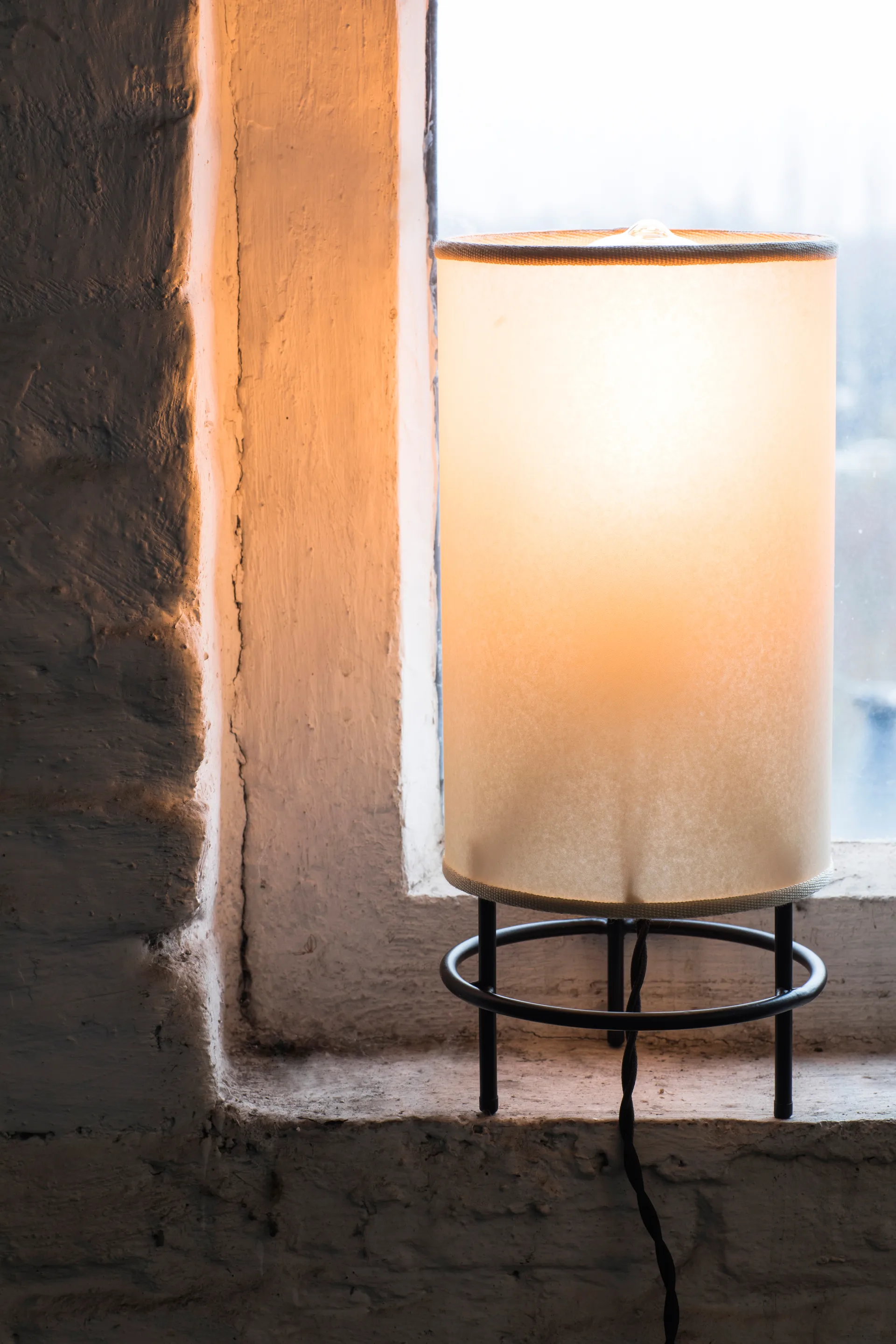 Cylinder table lamp 13 cm, Beige Serax