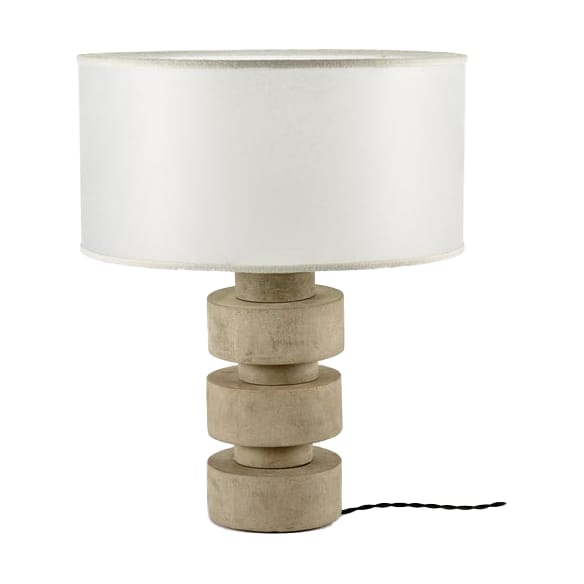Disc table lamp concrete 50 cm, Cement Serax