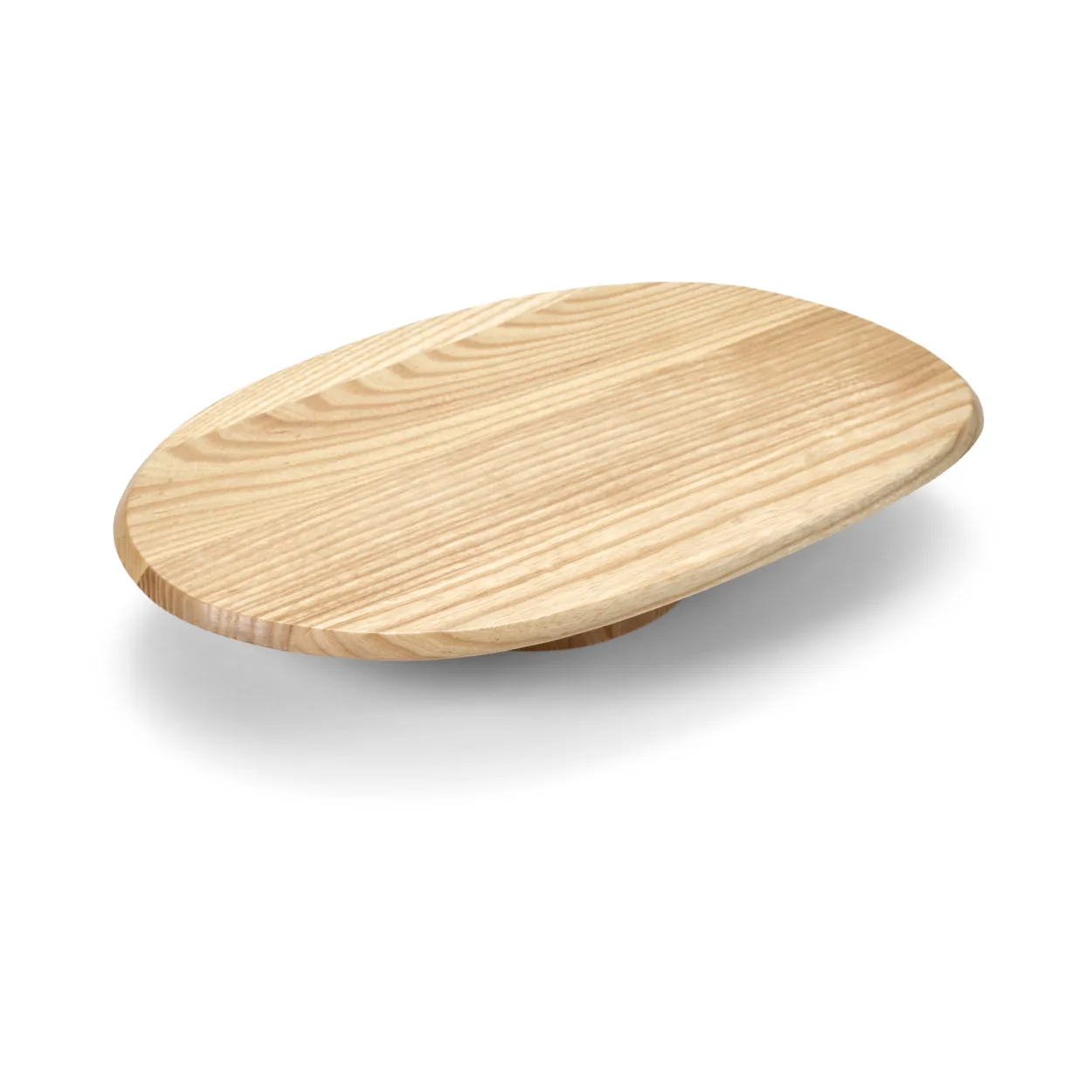 Serax Dune 04 cake plate low 20x34 cm Ash | Scandinavian Design | Cake stands | Brown