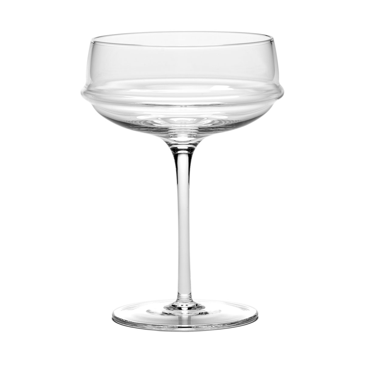Serax Dune champagne coupe 28 cl 4-pack Clear | Scandinavian Design | Champagne glasses | Transparent