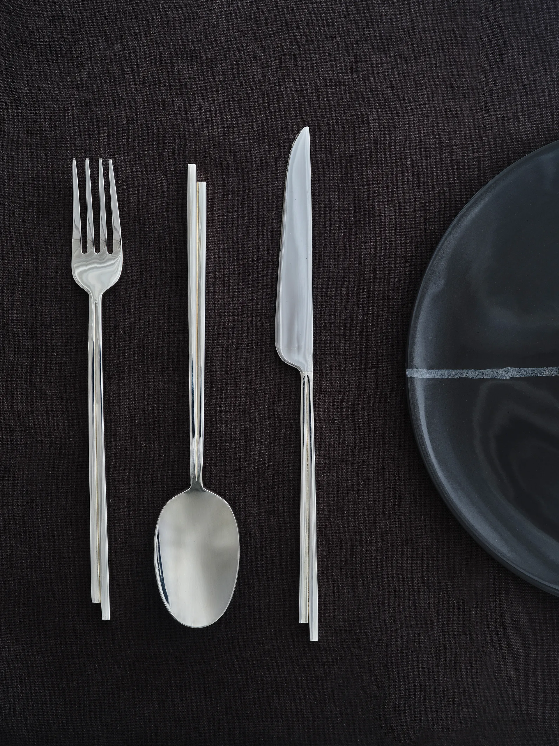 Dune cutlery 5 pieces gift box, Stainless steel Serax