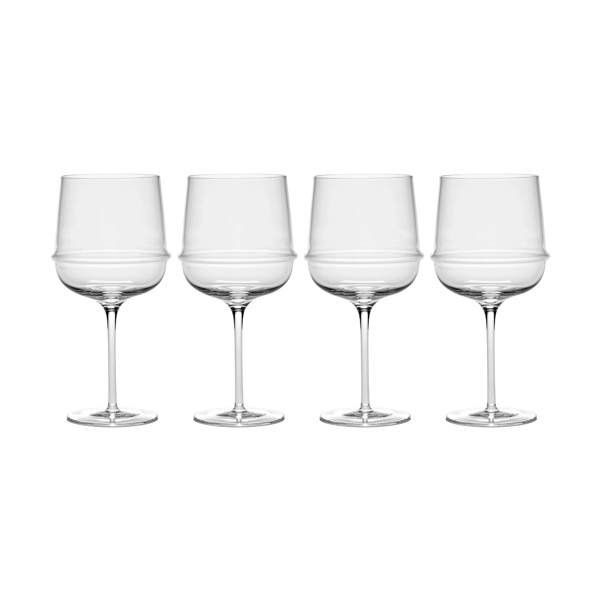 Dune red wine glass 45 cl 4-pack, Clear Serax